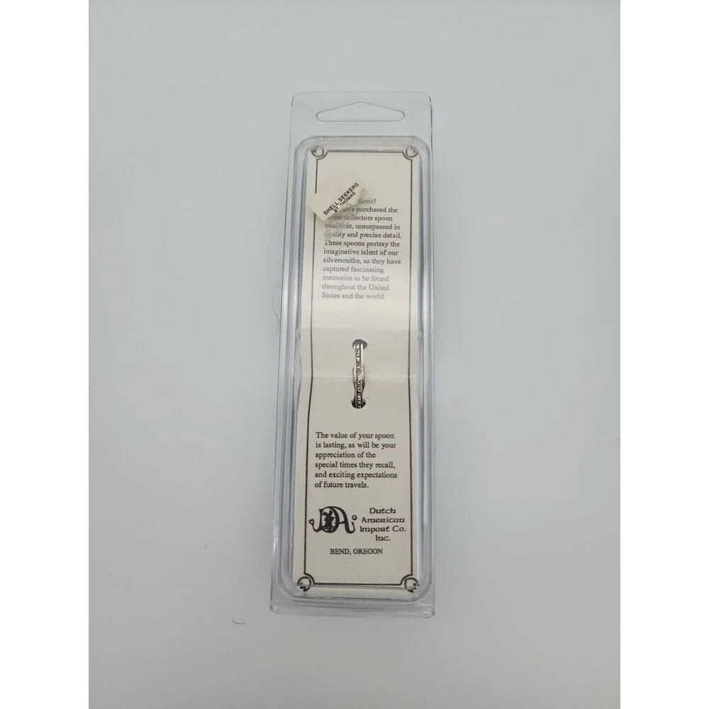 Vintage St Thomas VI Souvenir Spoon Silver Plated Dutch American Import Co New